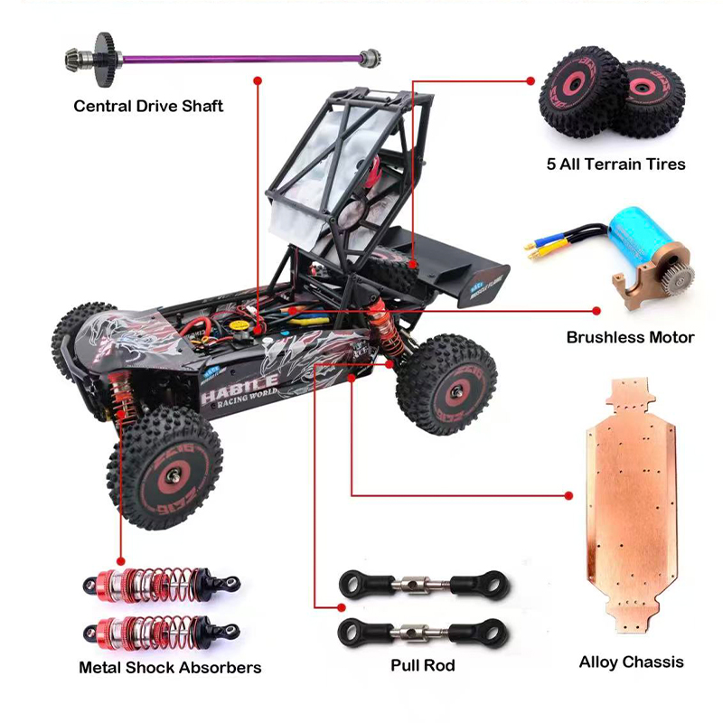 Samochód RC WLtoys 124016 V8,  – Rc Hobby Grade Drift Car recenzja i cena