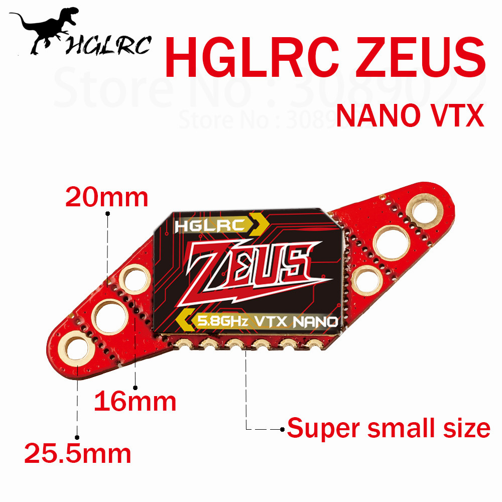 HGLRC Zeus Nano 350mW FPV VTX  – Top Rc Hobby Mini Xcub recenzja i cena
