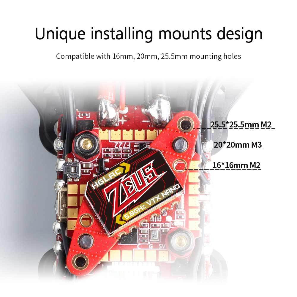 HGLRC Zeus Nano 350mW FPV VTX  – Top Rc Hobby Mini Xcub recenzja i cena