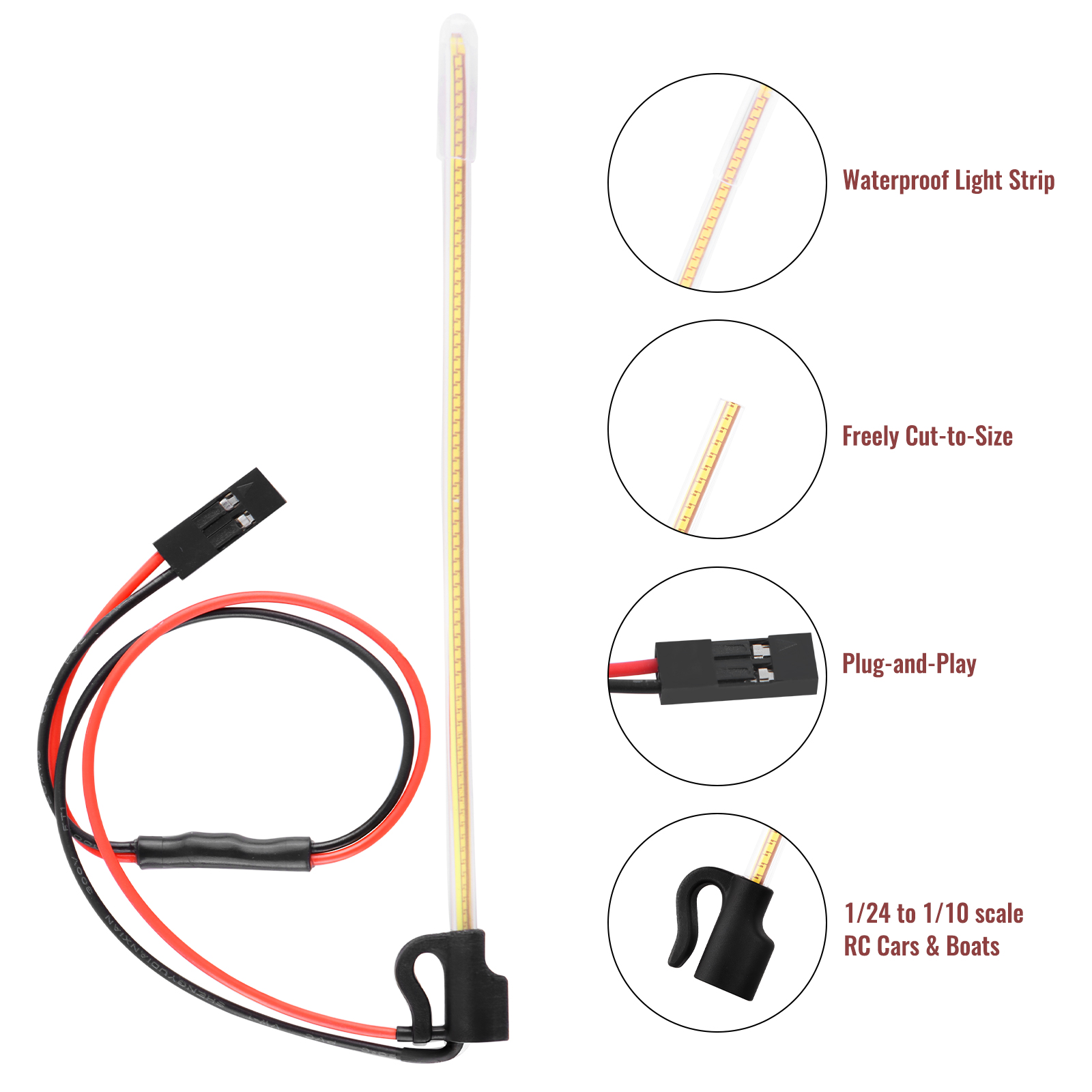 ModRax 2 szt. LED-owe anteny R – Yunshen Rc Hobby recenzja i cena