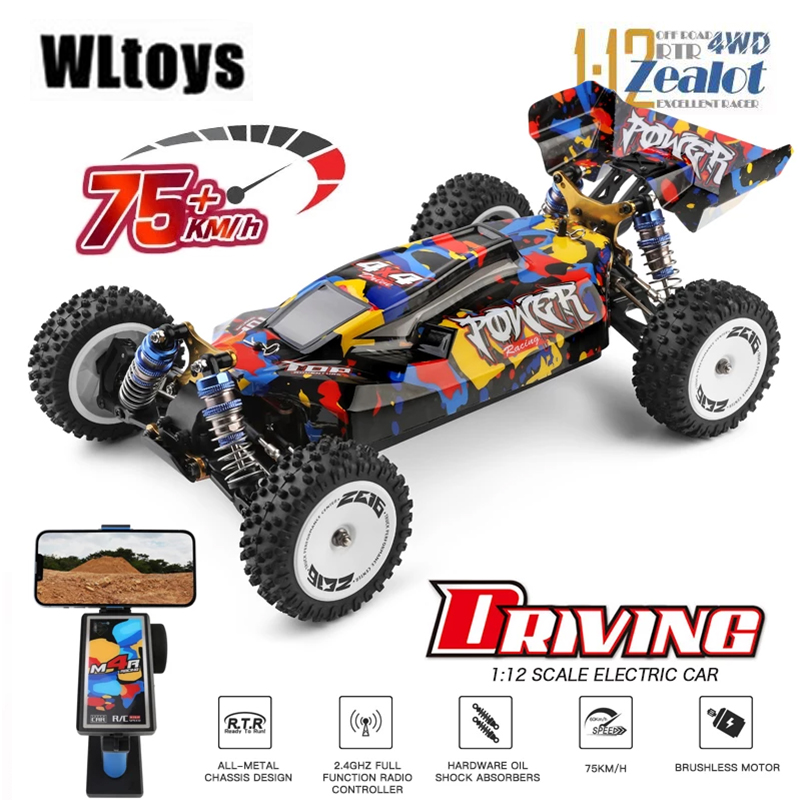 WLtoys 124017 124007   75KM/H  – Rc Hobby Grade Drift Car recenzja i cena