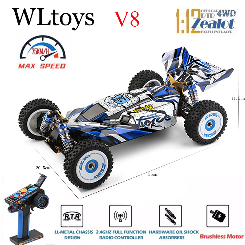 WLtoys 124017 124007   75KM/H  – Rc Hobby Grade Drift Car recenzja i cena
