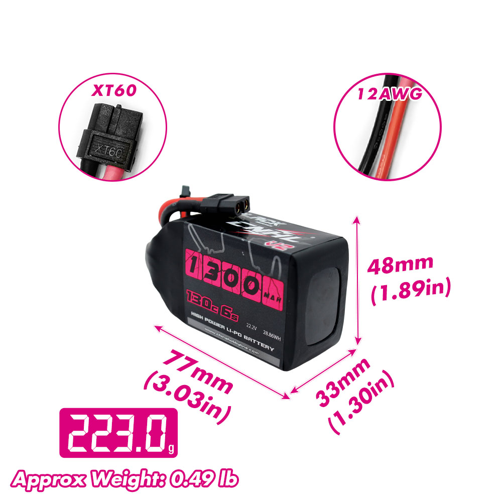 2 SZT. CNHL 6S 22.2V Bateria L – Hobby Rc Quadcopters & Multirotors recenzja i cena