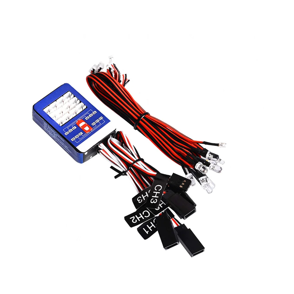 Zestaw oświetlenia RC 12 LED,  – Yunshen Rc Hobby recenzja i cena